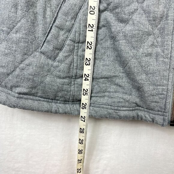 Coldwater Creek Faux Fur Lined Vest Womens 1X Quilted Plus Size Full Zip Cozy - Picture 8 of 10